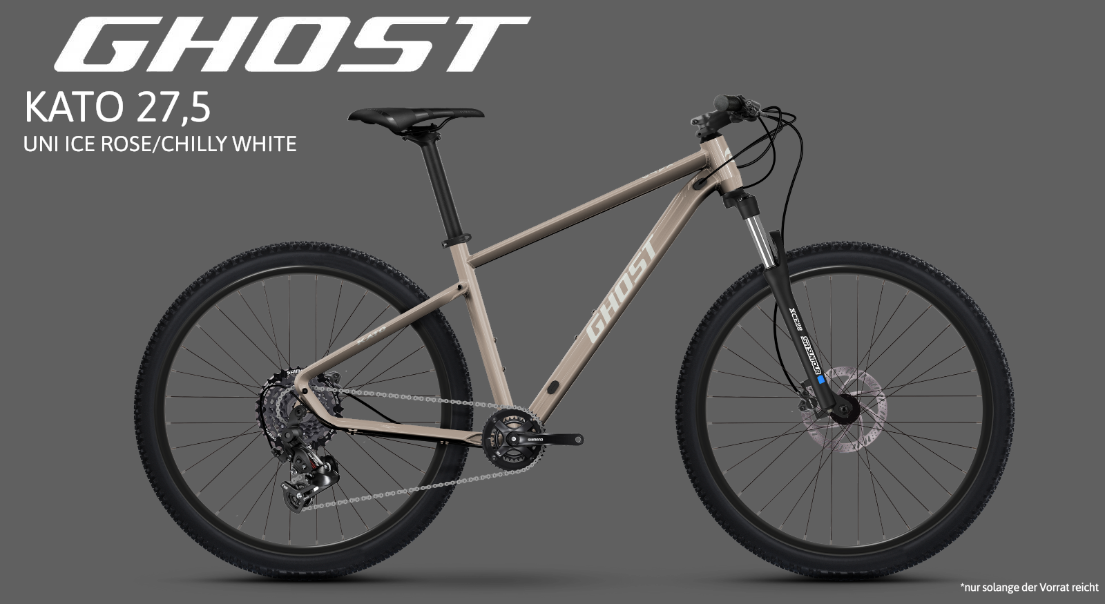 GHOST KATO 27,5 KATO 27,5 UNI ICE ROSE CHILLY WHITE
